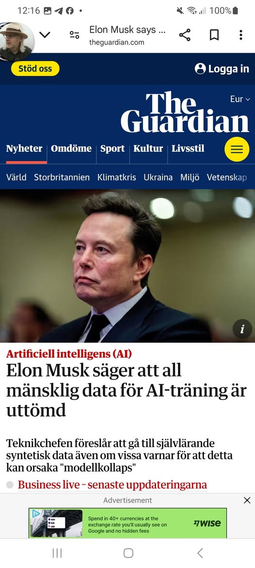 Mänsklig Data AI-Träning Uttömd
