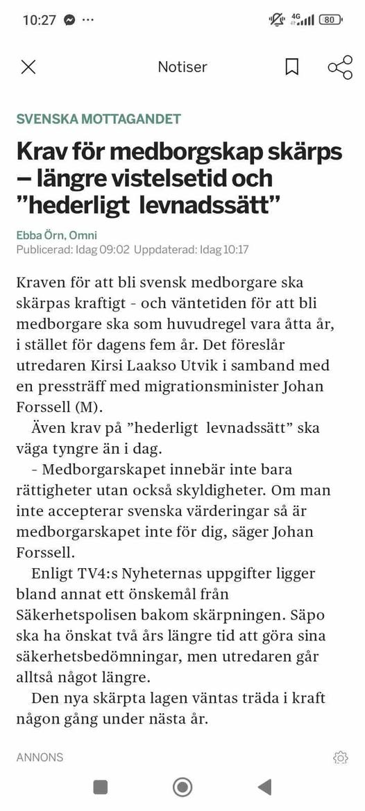 Skärpta Medborgarkrav