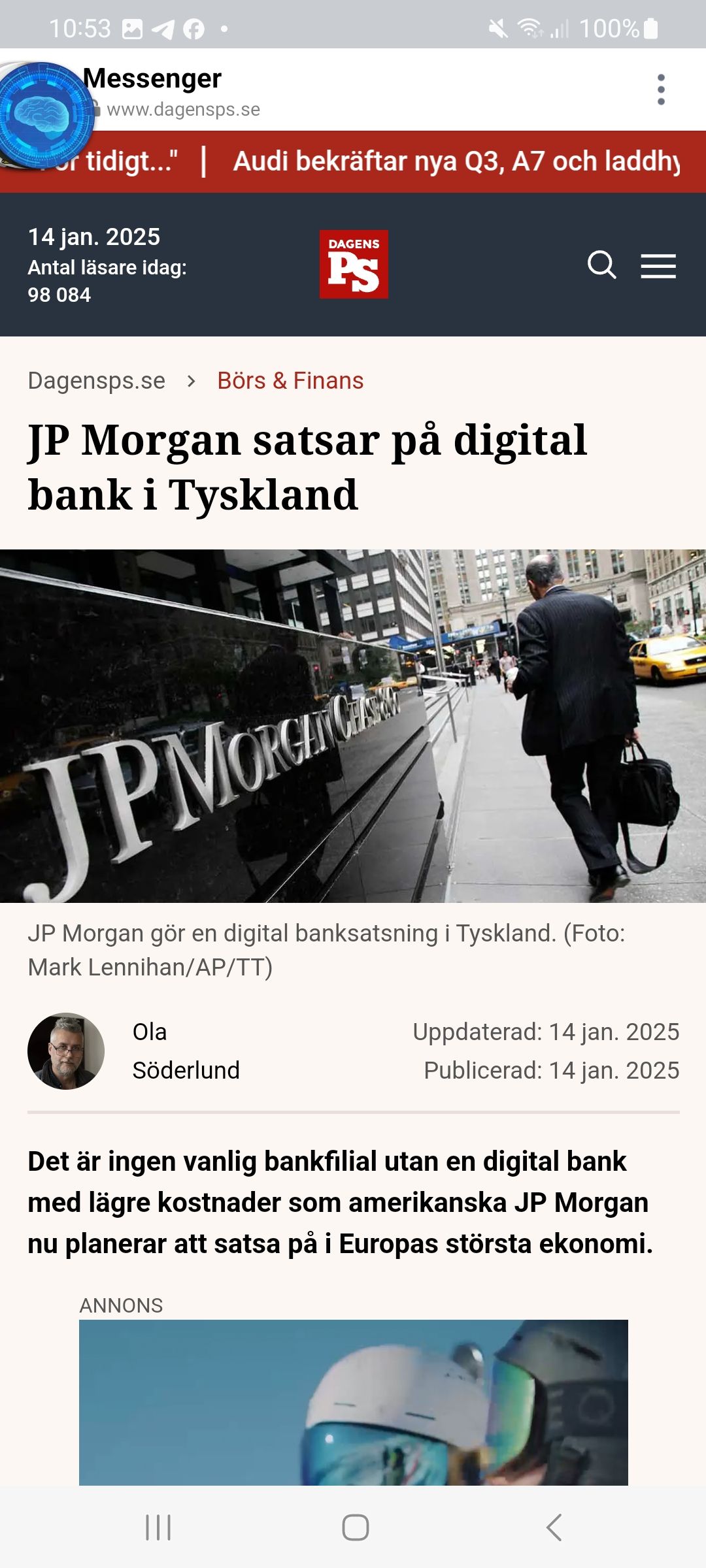 Digital JP Morgan I Tyskland