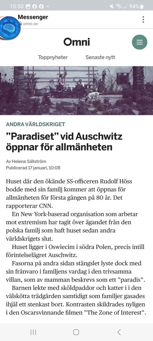 Allmänt Öppnat Paradis Vid Auschwitz