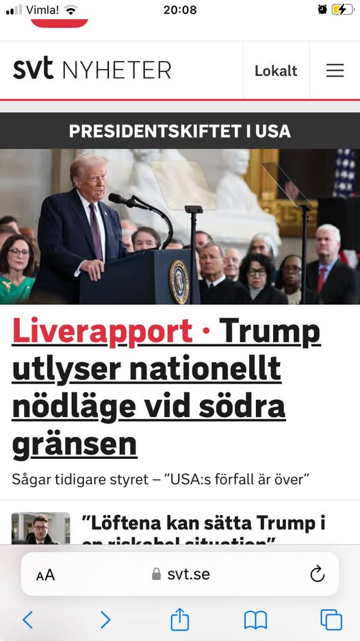 Nationellt Nödläge Deklarerat För USA:s Södra Gräns