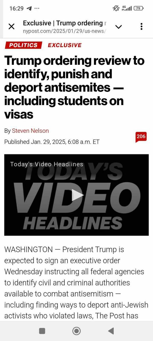 Trump Letar Antisemiter