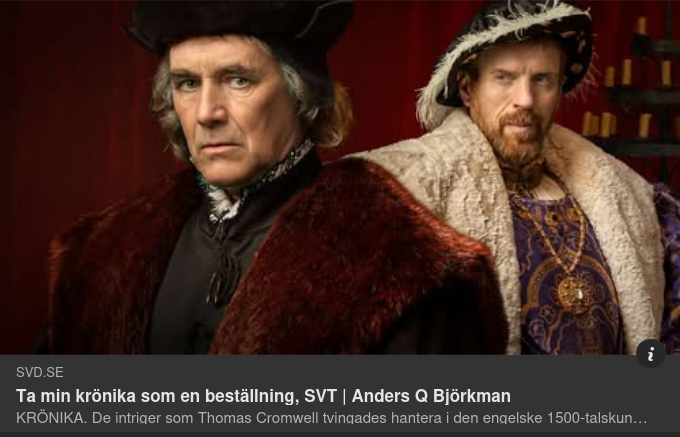 Svensk Historia Utan Oxienstierna Efterlyses I SvD