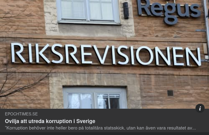 Svensk Korruptionsutredningsovillighet