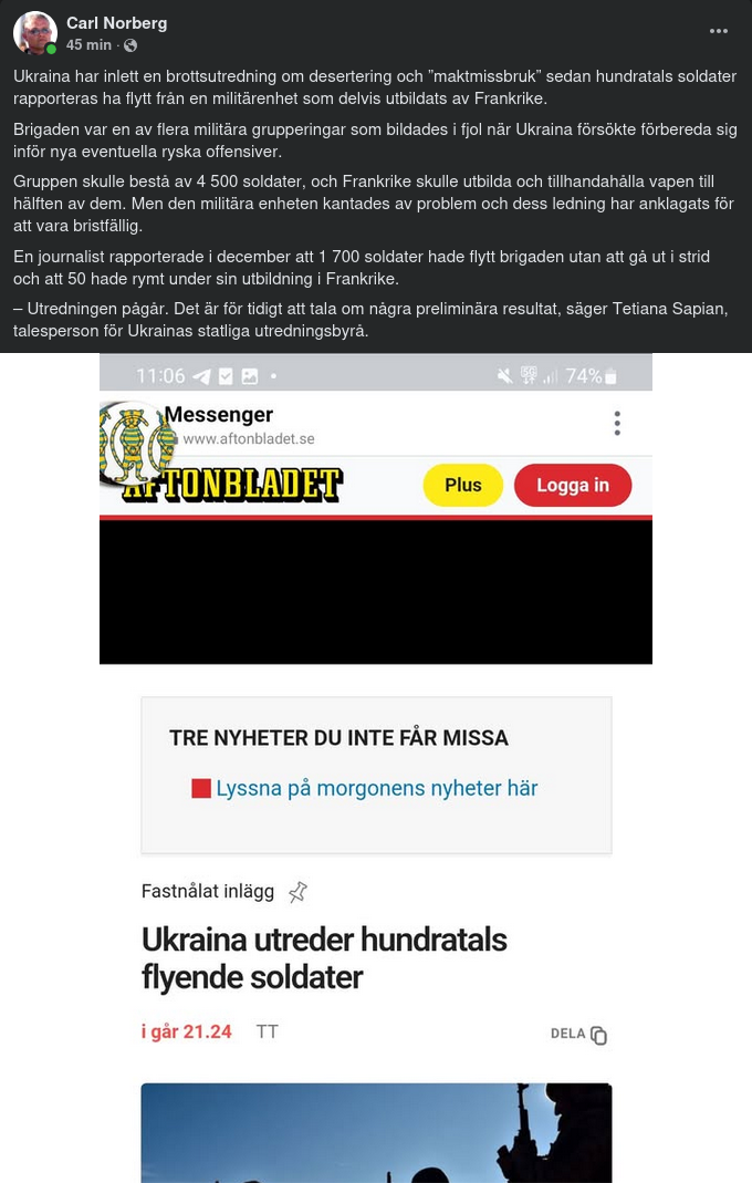 Ukrainsk Deserteringsutredning