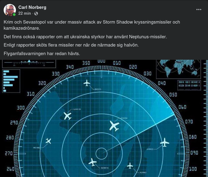 Ukrainsk Attack Mot Krim & Sevastopol