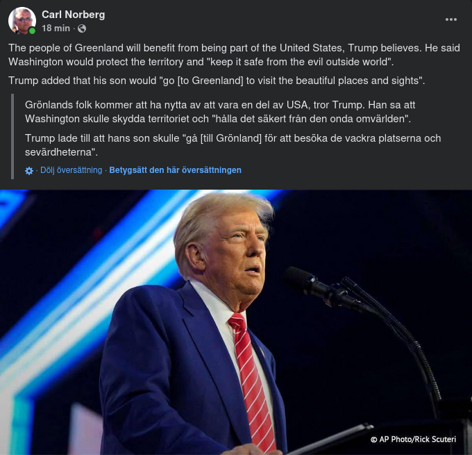 Trump & Grönlands Vackra Platser & Sevärdheter