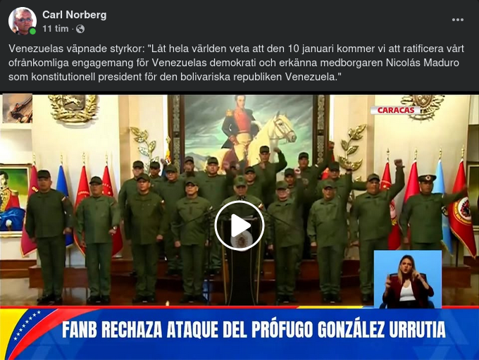 Venezuelas Väpnade Styrkor & Maduro