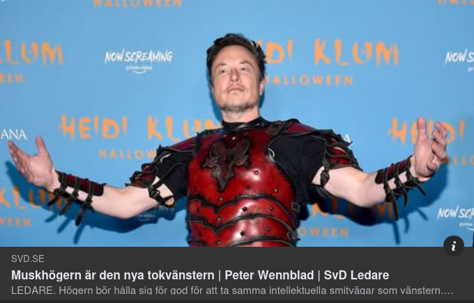 Muskhöger & Tokvänster Av Wennblad I SvD