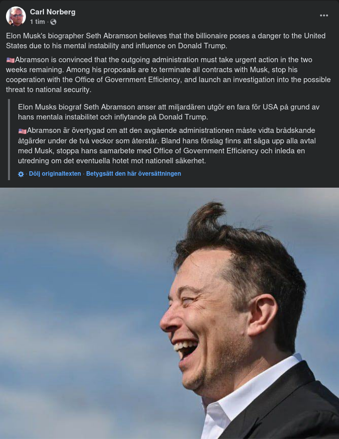 USA-Farlig Musk