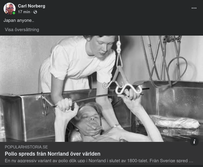Norrländsk Polio Över Hela Världen