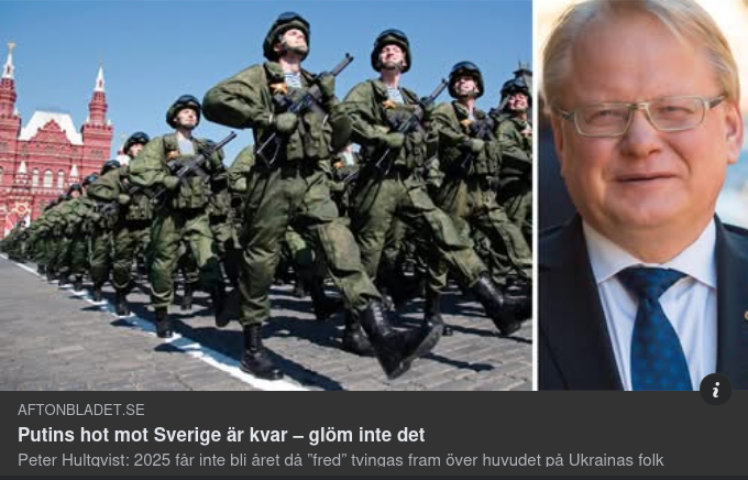 Glöm Inte Det Ryska Hotet Mot Sverige