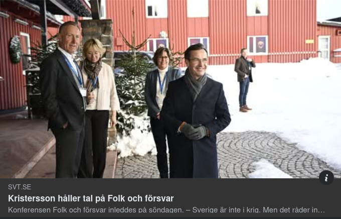 Folk & Försvar-Talare Magdalena & Ulf