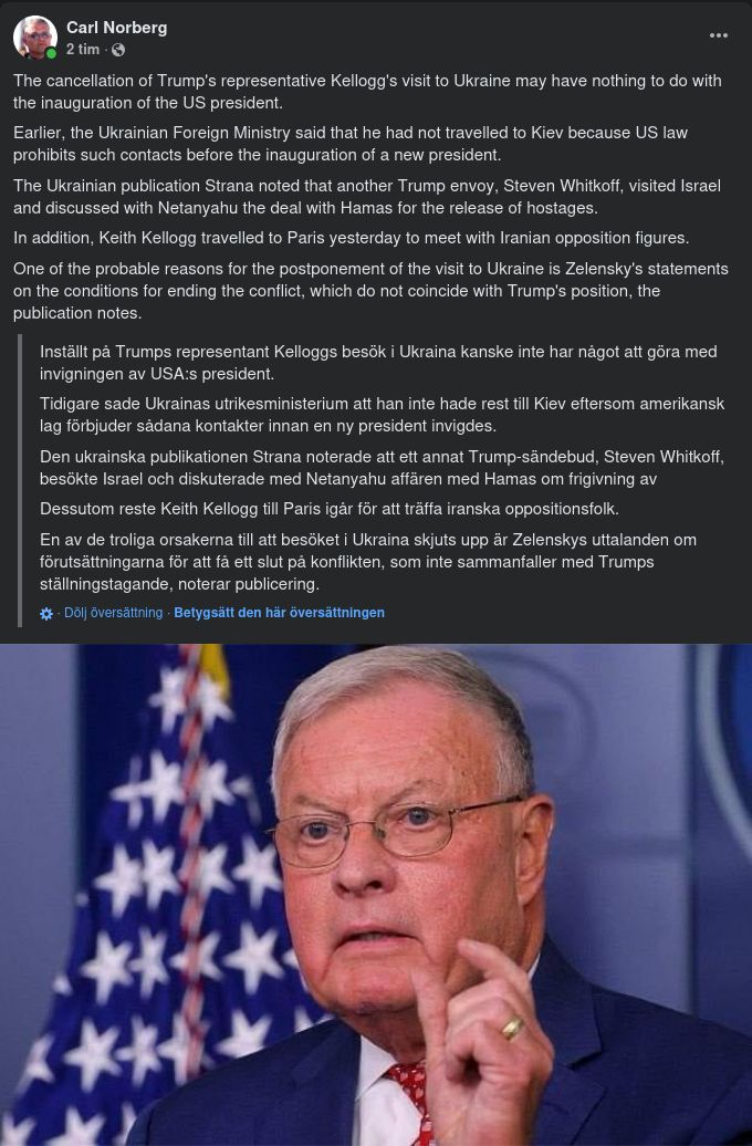 Trolig Inställningsorsak