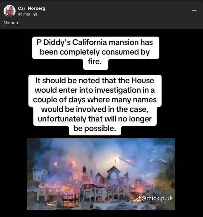 P Diddys Fastighet I Kalifornien Nerbrunnen