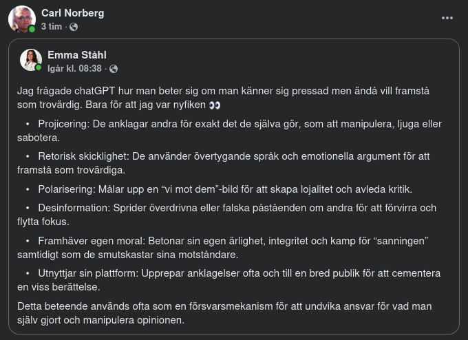 ChatGPT Om Pressad Trovärdighet