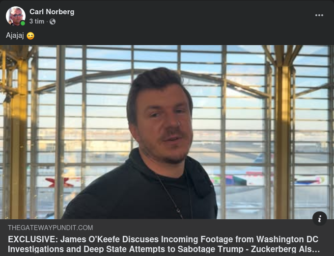 O'Keefe & Dokumenterade Sabotageplaner Mot Trump