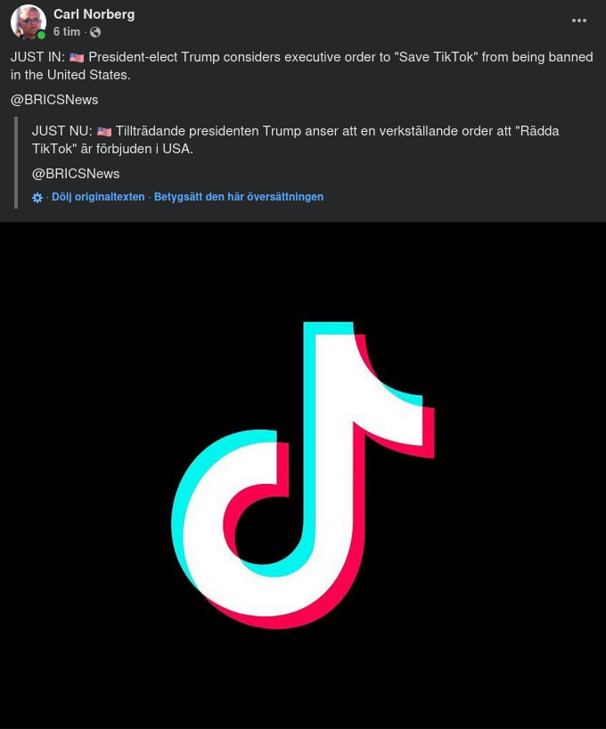 EO För Tiktok?..
