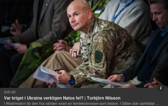 SvD Om Cavoli På Folk & Försvar