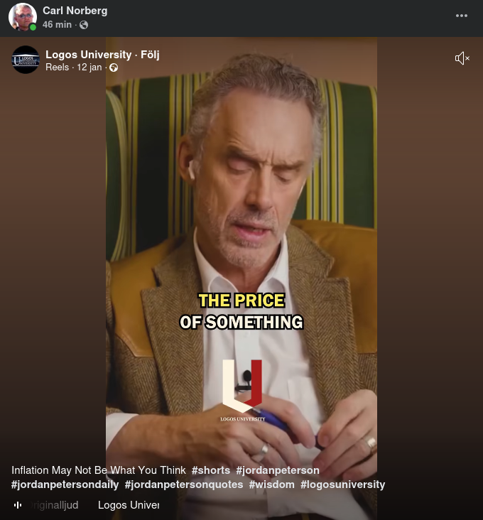 Jordan Peterson & Inflation