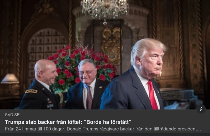 Backande Trump I SvD