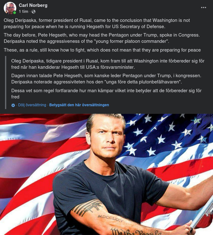 Slutsats Från Deripaska