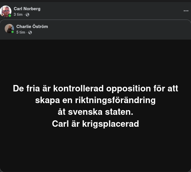 Krigsplacerad Kontrollerad Opposition