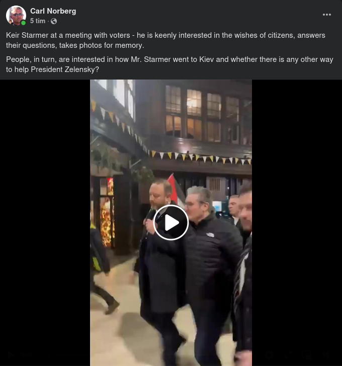 Starmer Möter Väljare..