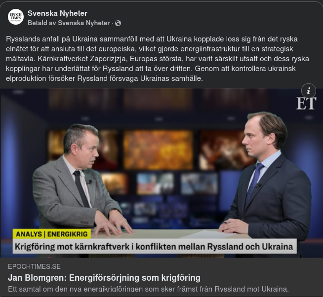 Krigföring & Elförsörjning