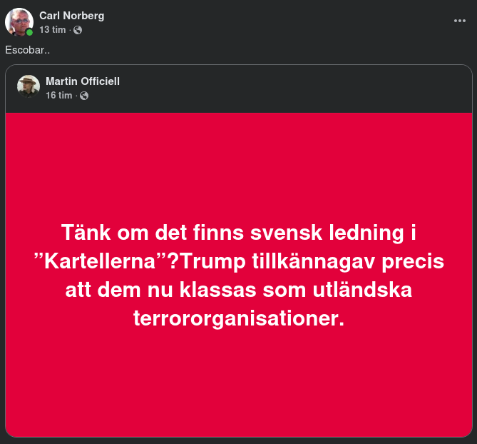 Svensk Kartelledning..