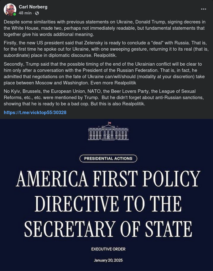 Realpolitik Från Trump