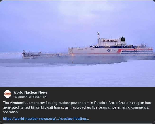 Rysslands Flytande Kärnkraftsverk
