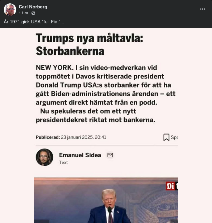 Storbankerna Måltavla För Trump