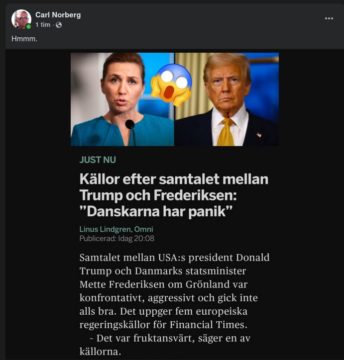 Påstådd Dansk Panik