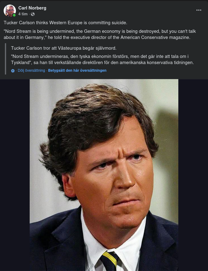 Tucker: Europeiskt Självmord