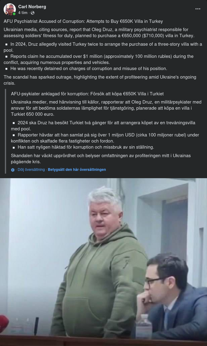 Husköpande Ukrainsk Militärpsykolog