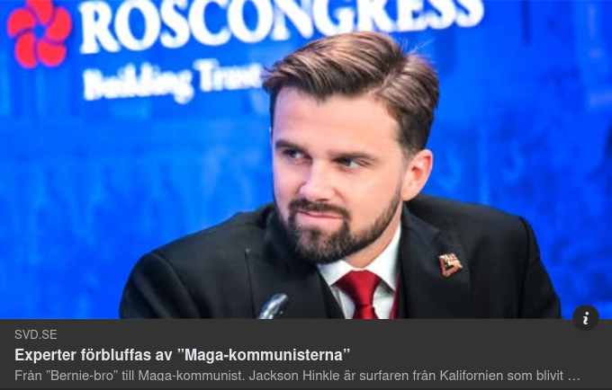 MAGA-Kommunism Förbluffar Experter I SvD