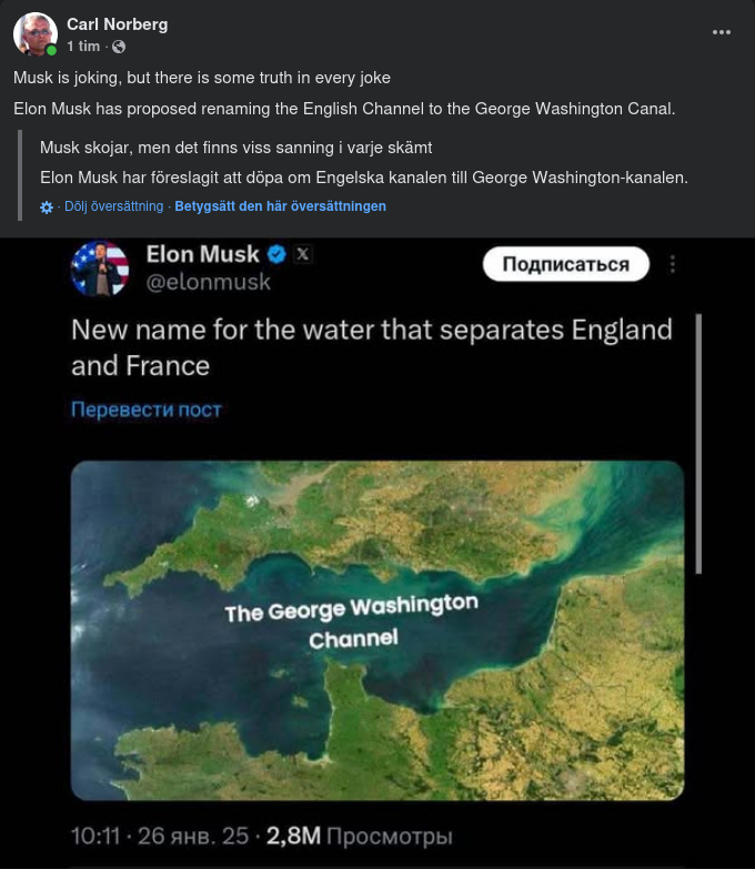 Kanalnamnsskojande Musk