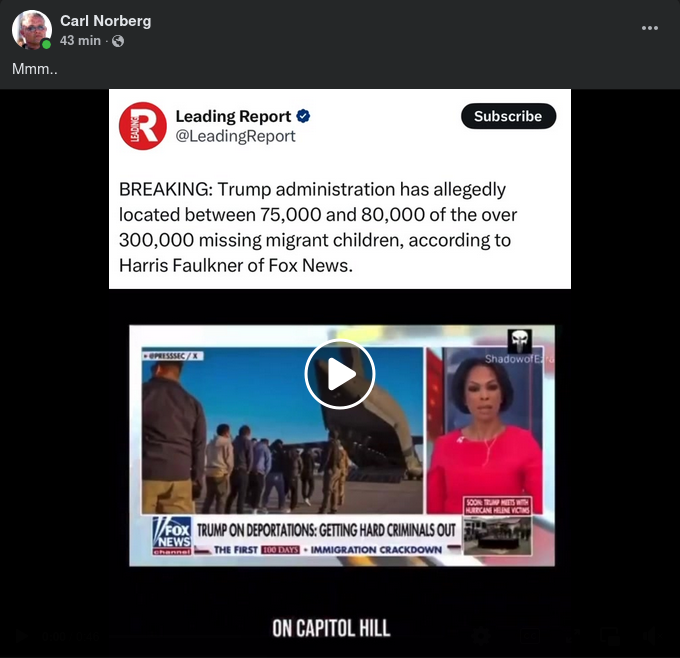 Trump-Administrationen Hittar Försvunna Barn