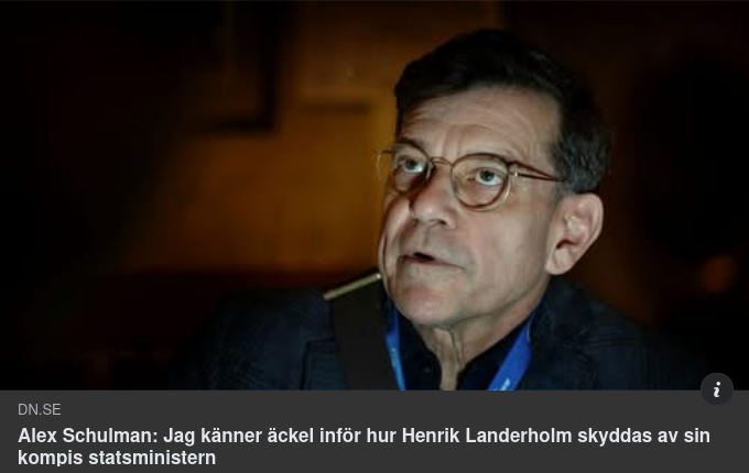 Svenska Schulman Äcklad av Kompisskyddad Säkerhetsrådgivare