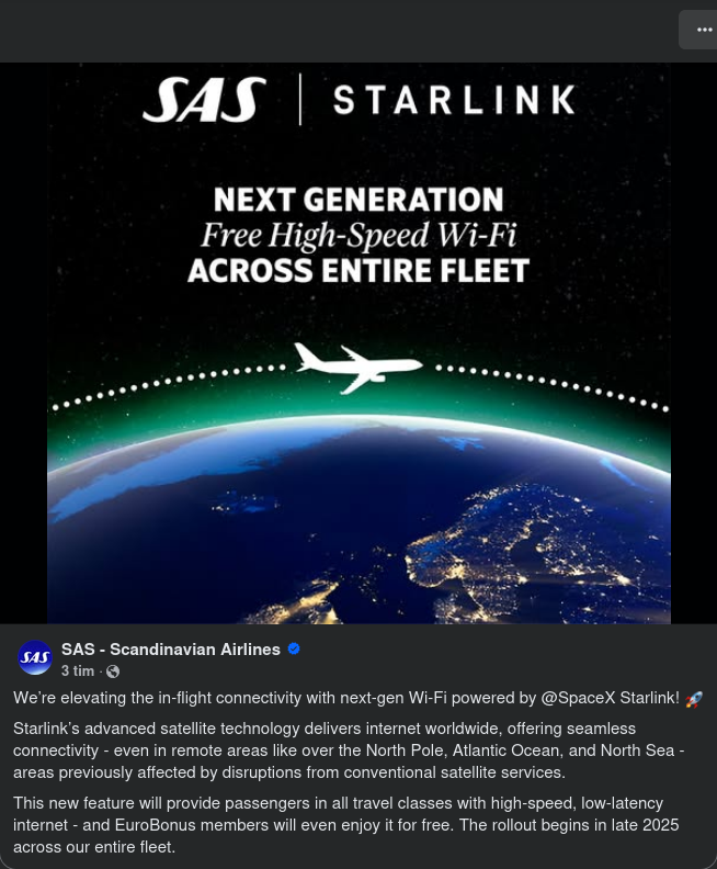SAS & Starlink