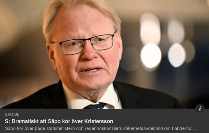 Dramatisk I Sverige..