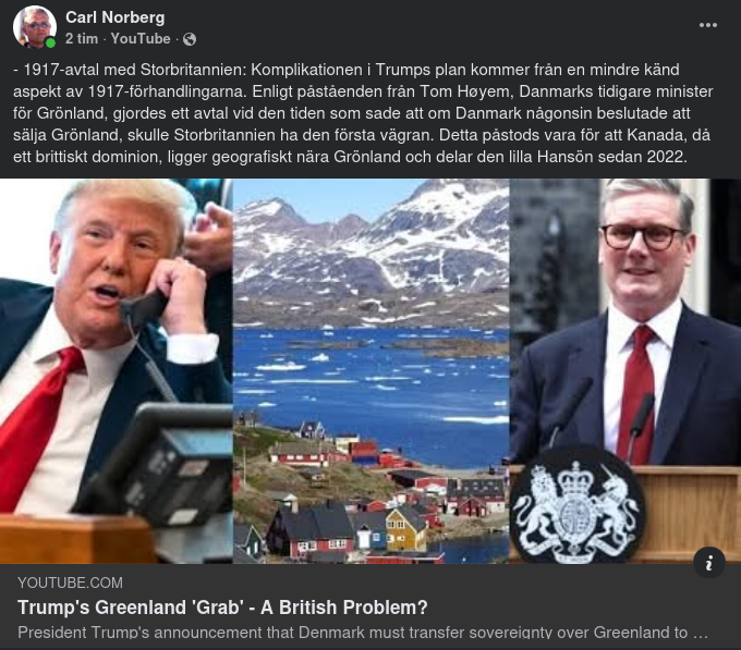 Grönlandsavtal Från 1917