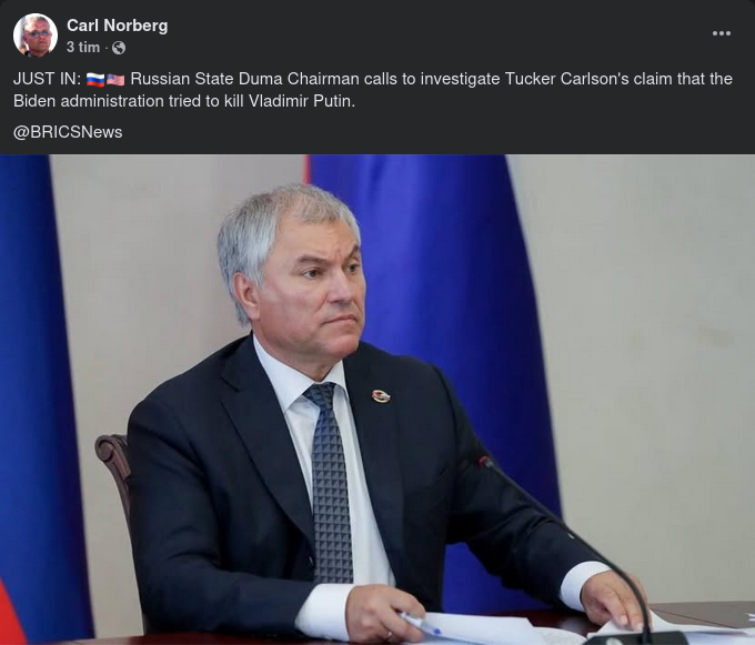 Rysk Undersökning Efter Tuckers Mordförsökspåstående