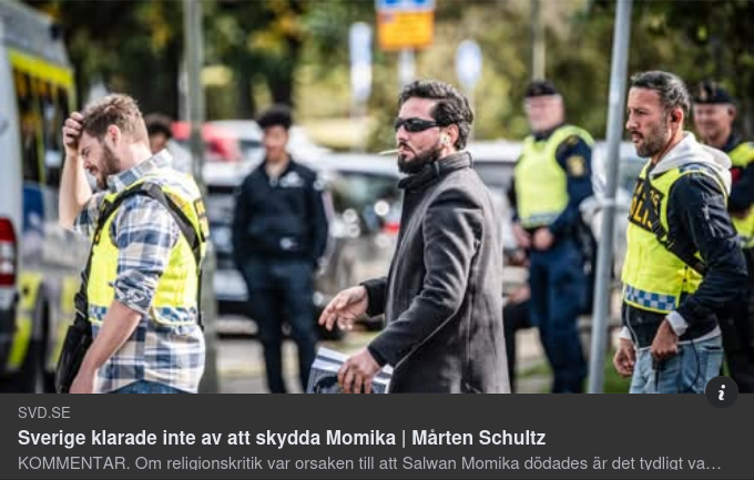 Misslyckat Skydd För Momika I SvD