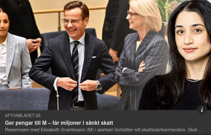 Skattsänkande M I Aftonslasket