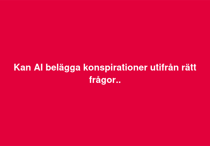 Allmän AI-Användning