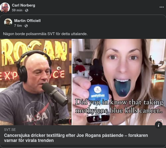 SVT-Förmedlad Forskarvarning