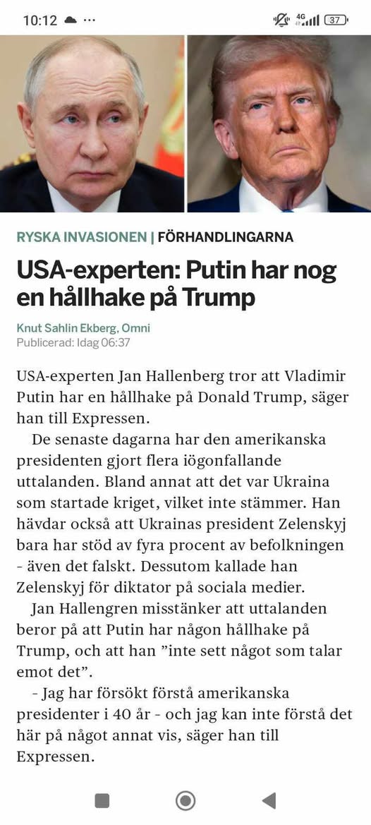 Hållhake Eller Fredsvilja