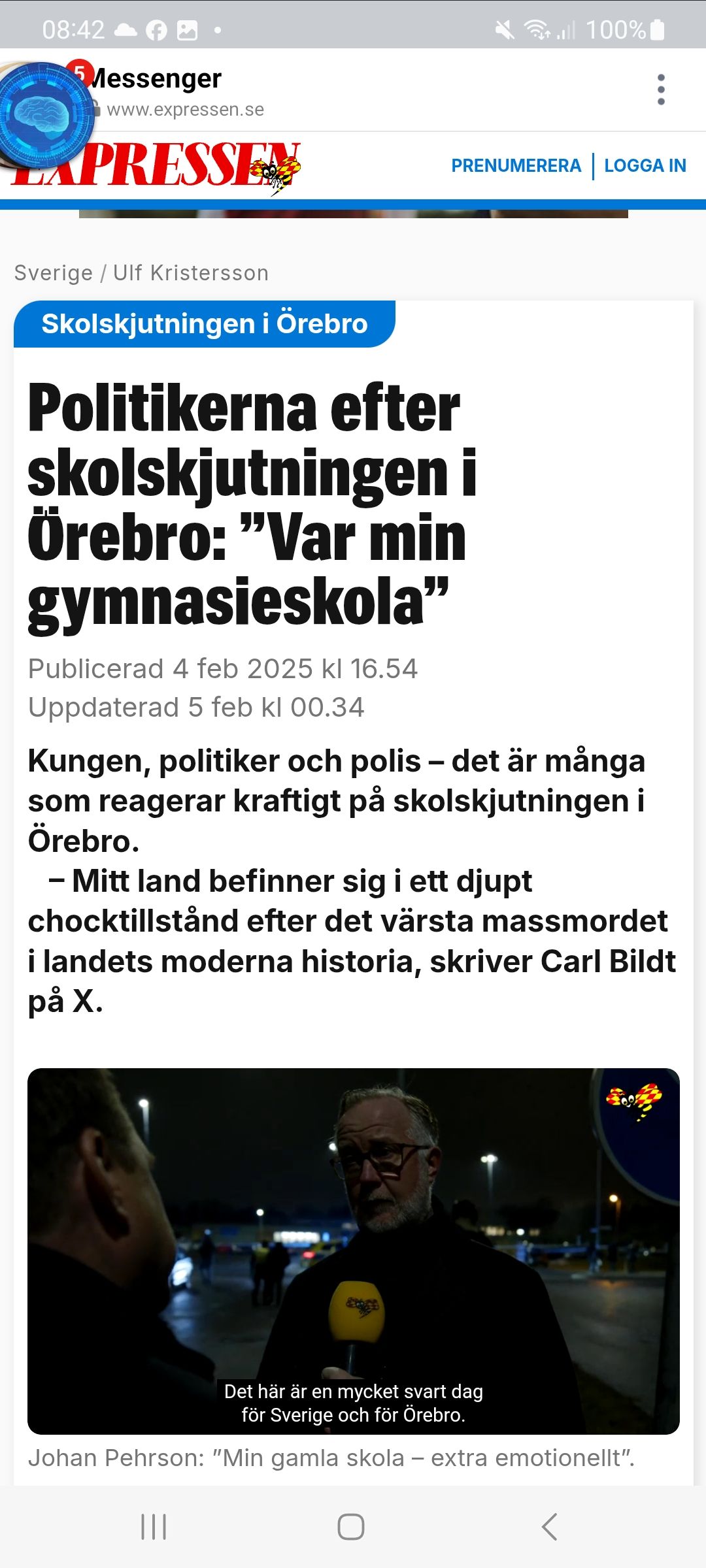 Många Kraftiga Reaktioner..